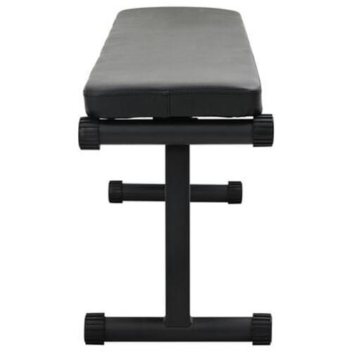 Foldbar Vægtbænk 100 kg Sort 107x27x41 cm Stål