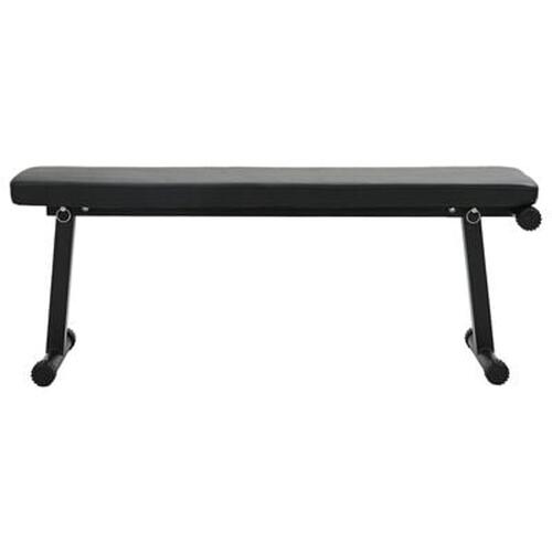 Foldbar Vægtbænk 100 kg Sort 107x27x41 cm Stål