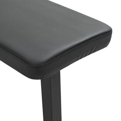 Foldbar Vægtbænk 100 kg Sort 107x27x41 cm Stål