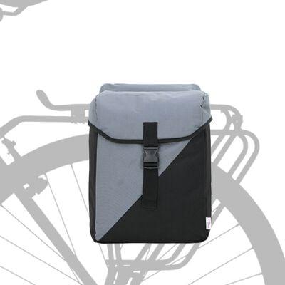 Cykeltaske Sort og grå 15.5 x 31.5 x 40 cm Polyester