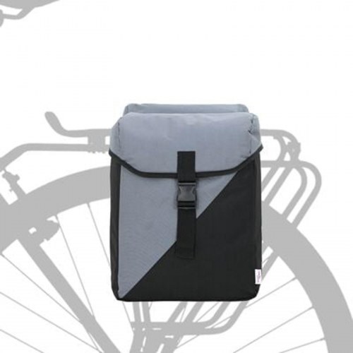 Cykel Pannier Taske Dobbelt Tasker 35L Grå