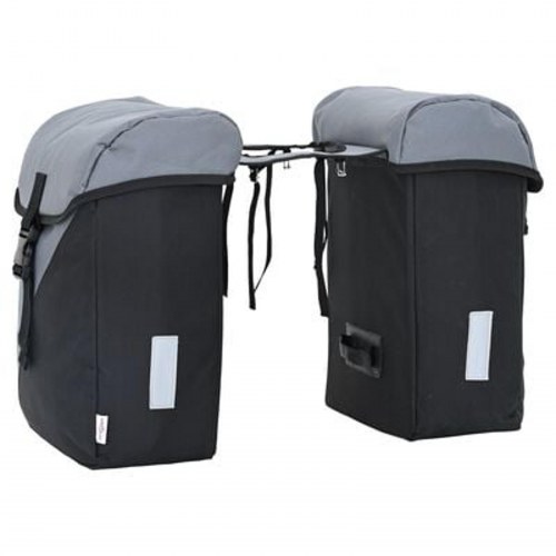 Cykel Pannier Taske Dobbelt Tasker 35L Grå