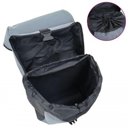 Cykel Pannier Taske Dobbelt Tasker 35L Grå
