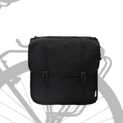Cykeltaske Sort 18.5 x 40 x 35 cm Polyester billede