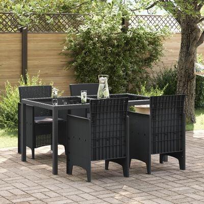 Have Stol 4 stk Antracit 53 x 49 x 85 cm PP