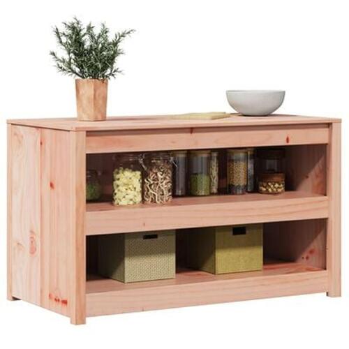 Udendørs køkkenskab 106x55x64 cm Massivt træ Douglas