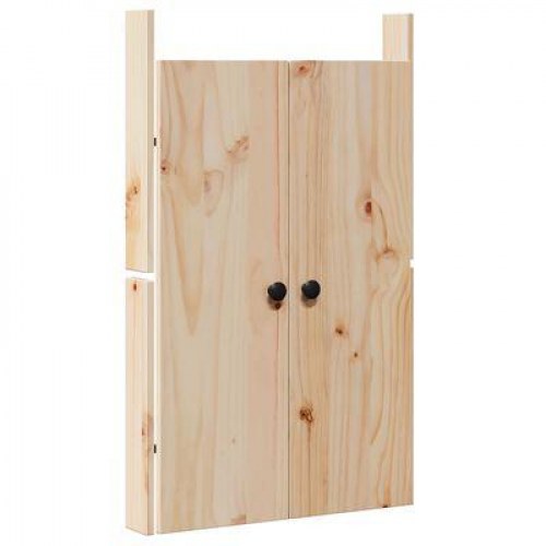 Udendørs Køkkendøre 50x9x82 cm Massivt Fyrretræ
