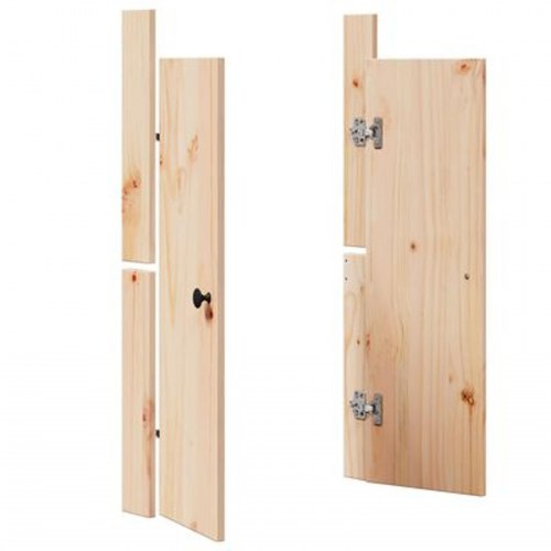 Udendørs Køkkendøre 50x9x82 cm Massivt Fyrretræ