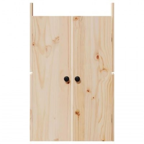 Udendørs Køkkendøre 50x9x82 cm Massivt Fyrretræ