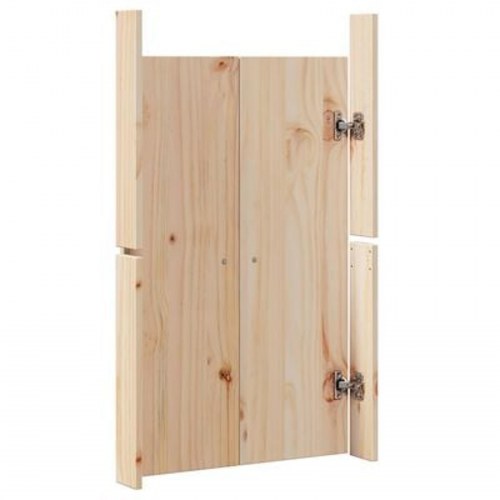 Udendørs Køkkendøre 50x9x82 cm Massivt Fyrretræ