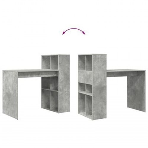 Skrivebord Beton Grå Konstrueret træ med betonfinish Medium