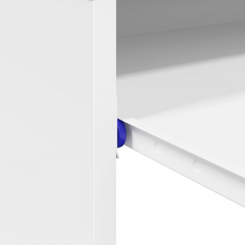 Computerbord Hvid Konstrueret træ Kompakt Organisatorer