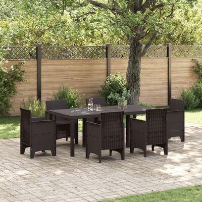 Havemøbel Bord Brun 200 x 100 x 73 cm polyrattan