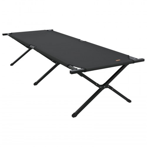 Foldesol Seng med Bærepose Sort 600D Oxford Stof