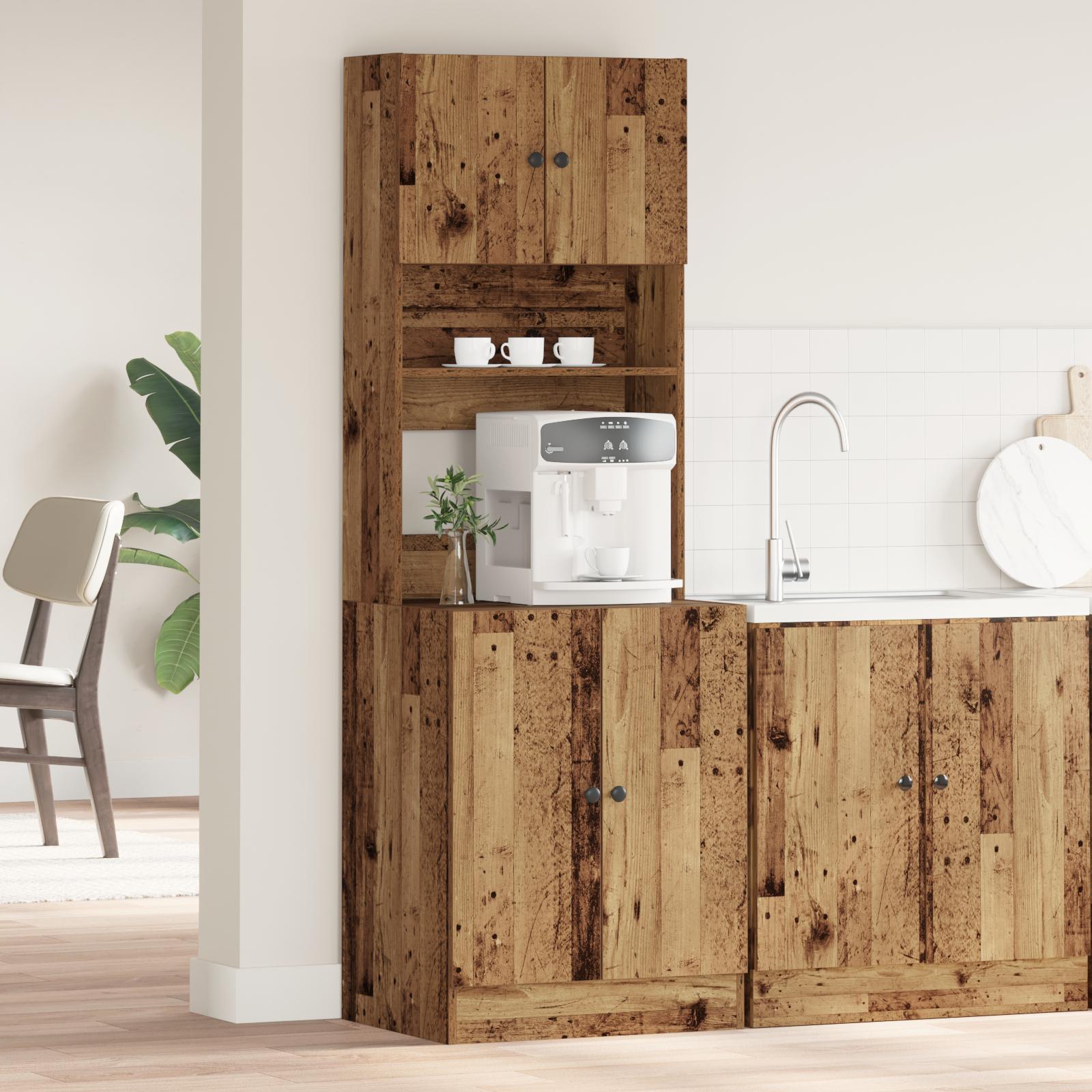 Køkkenkabinet Gammelt Træ 60x50x180 cm Ingeniørtræ
