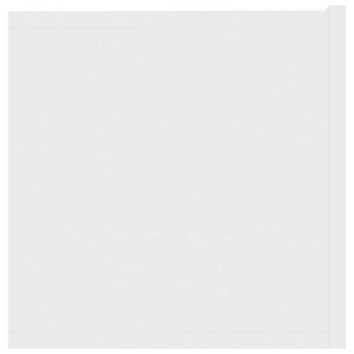 Tv-skab 120x30x30 cm konstrueret træ hvid (OUTLET B)