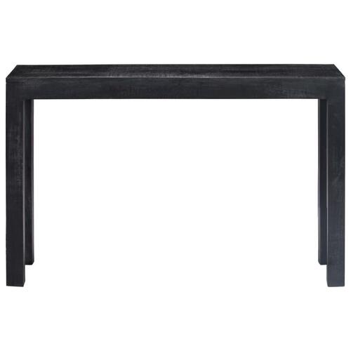 Konsolbord 118 x 30 x 76 cm massivt mangotræ sort