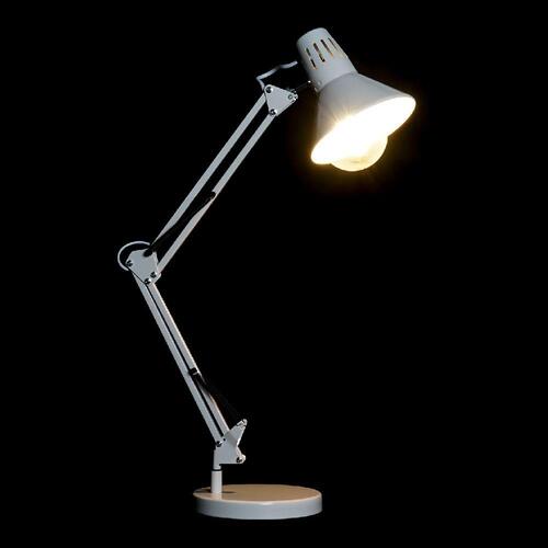 Bordlampe Hvid Metal (22 x 39 x 69 cm)