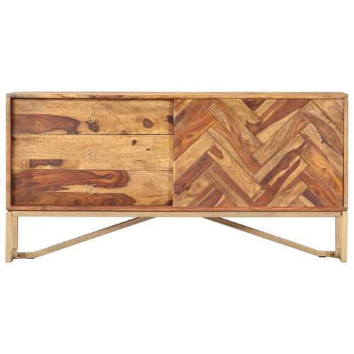 Skænk 118 x 30 x 60 cm massivt sheeshamtræ