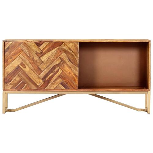 Skænk 118 x 30 x 60 cm massivt sheeshamtræ