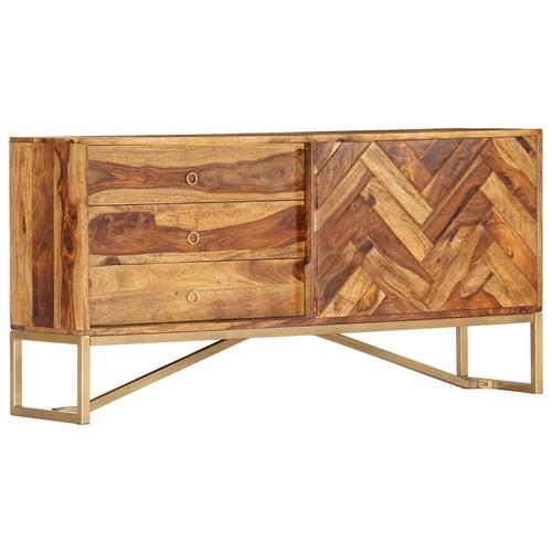 Skænk 118 x 30 x 60 cm massivt sheeshamtræ