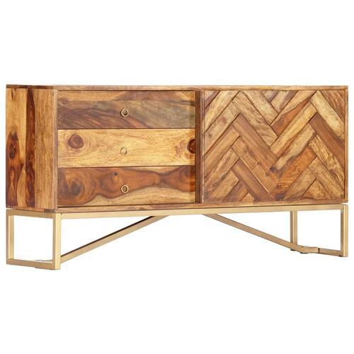 Skænk 118 x 30 x 60 cm massivt sheeshamtræ