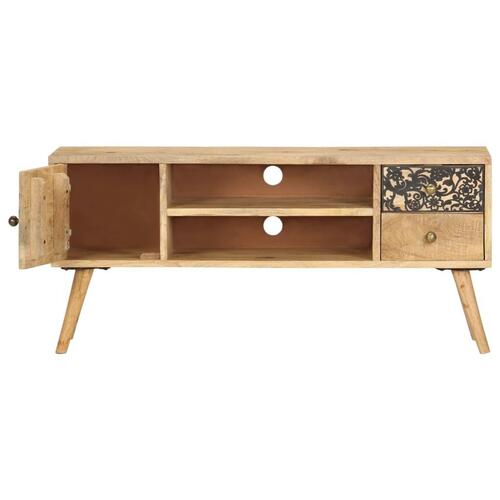 Tv-skab 100 x 30 x 45 cm massivt mangotræ