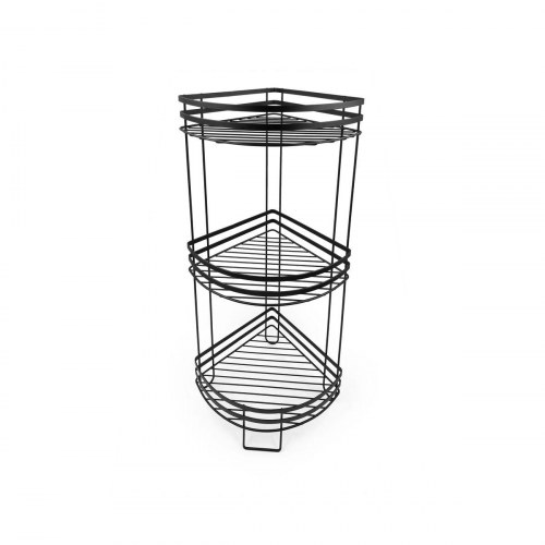 Confortime hjørnereol i metal - 4 enheder, 3 niveauer