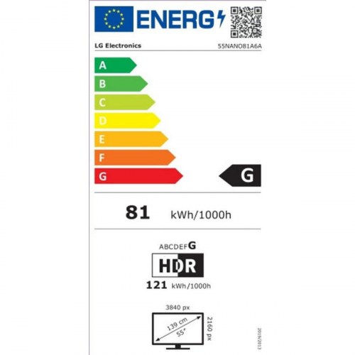 Smart TV LG 55" NanoCell 4K Ultra HD (55NANO81A6A)