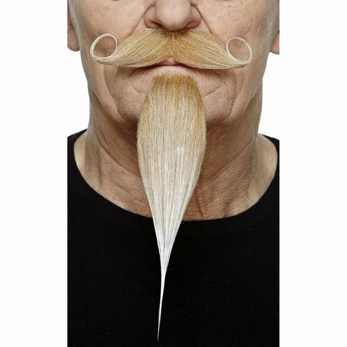 Overskæg og fipskæg - blond, onesize