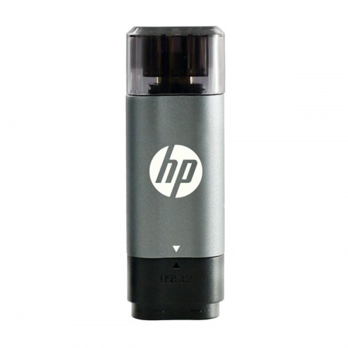 USB-stick HP 256 GB USB 3.2 Type‑A/Type‑C - sort/grå