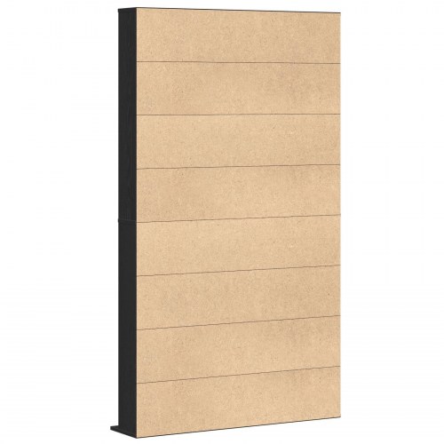 CD-reol Sort Eg 101x23x177,5 cm Konstrueret Træ