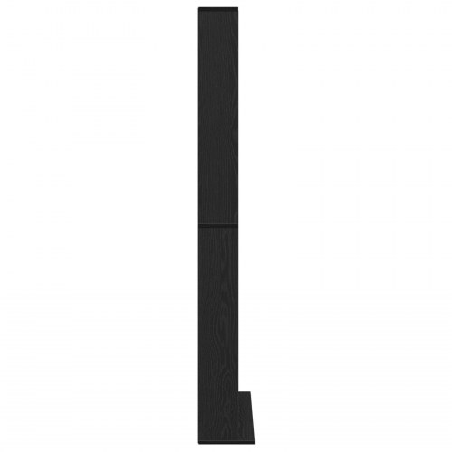 CD-reol Sort Eg 101x23x177,5 cm Konstrueret Træ