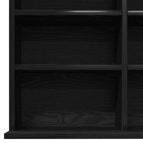 CD-reol Sort Eg 101x23x177,5 cm Konstrueret Træ
