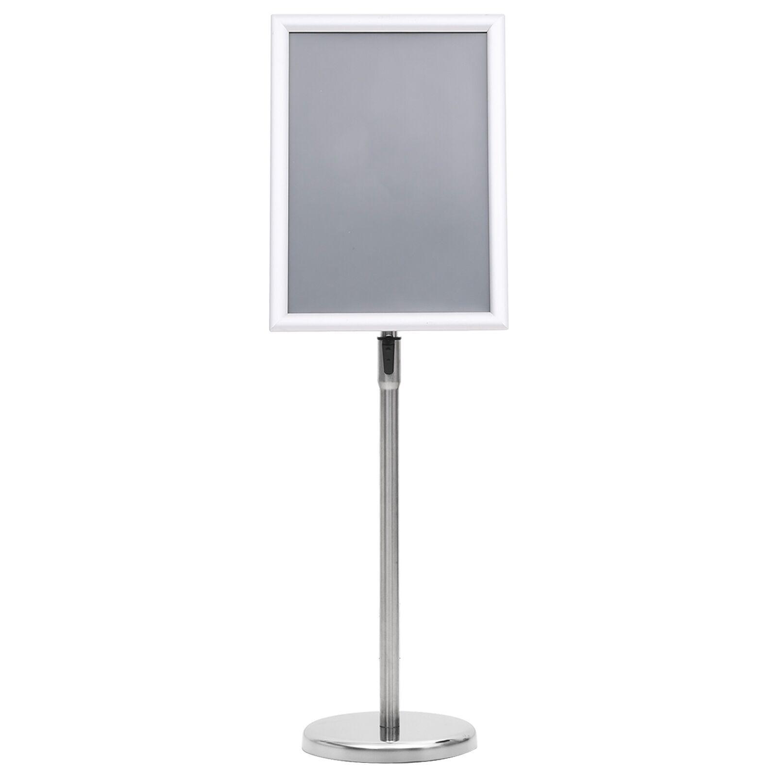 A3 Pedestal Plakatstande 2 stk Sølv Aluminium