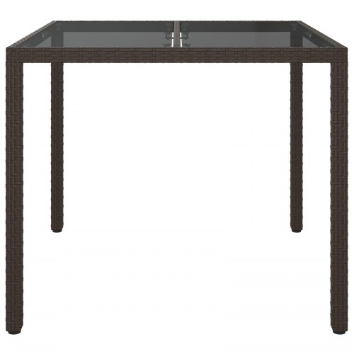 Have Spisebord Brun 90x90x75 cm Poly Rattan