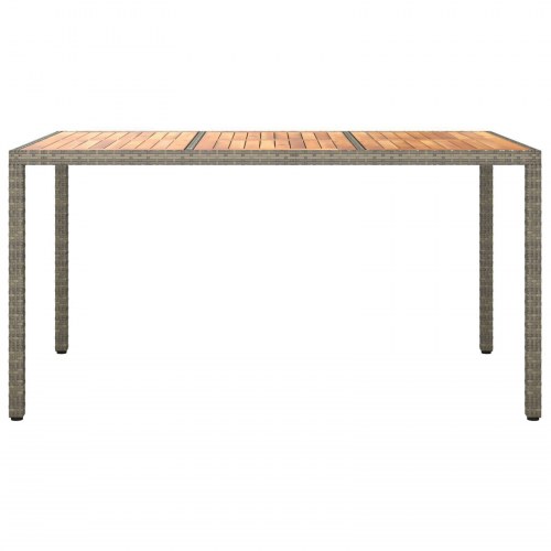 Have Spisebord Grå 150x90x75 cm Polyrattan