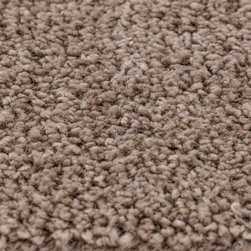 Shaggy Tæppe Høj Pile Brun 120x120 cm PP