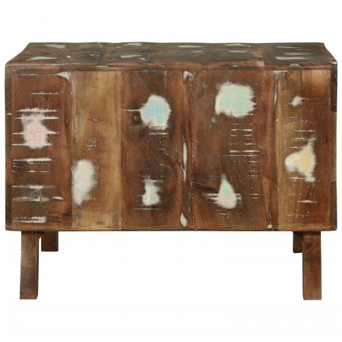 Sofabord 50x50x35 cm Massivt træ Genbrug