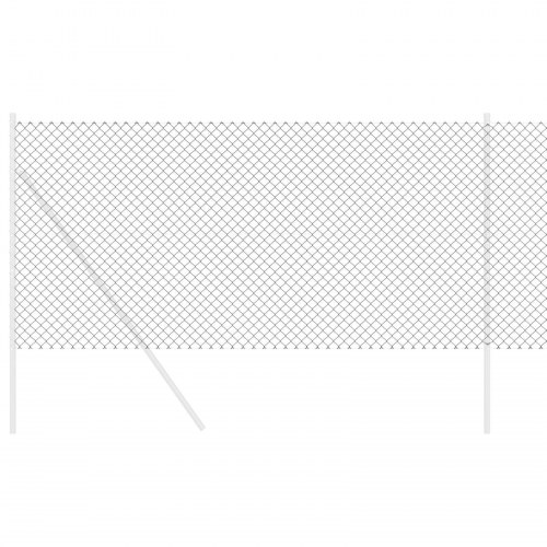 Kædehegn Grå 1,2x10 m Stål