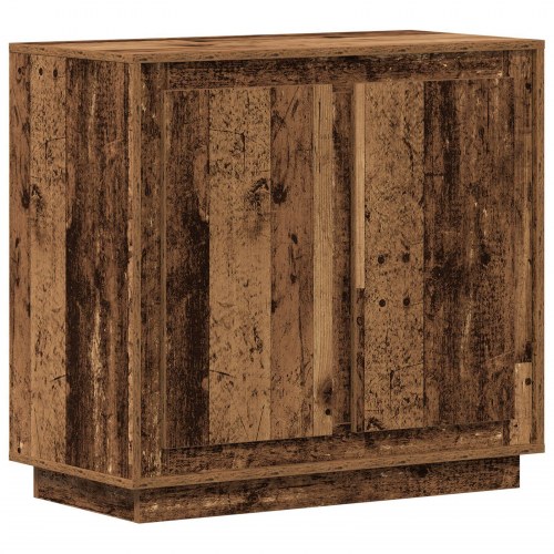 Sideboard Gammelt Træ 80x34x75 cm Ingeniør Træ