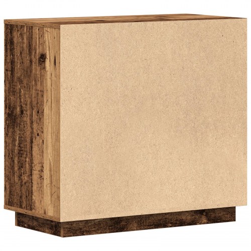 Sideboard Gammelt Træ 80x34x75 cm Ingeniør Træ