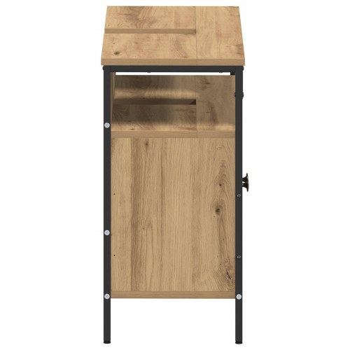 Badeværelsesskab med håndvask Artisan Eg 80x30x60 cm Ingeniørtræ