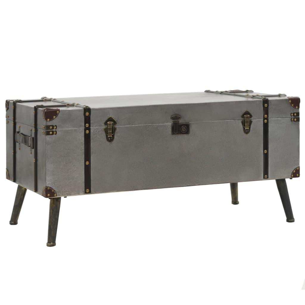 Sofabord konstrueret træ 102x51x47,5 cm