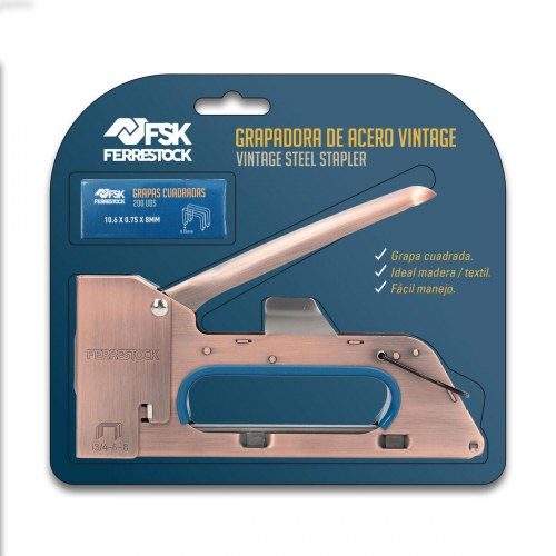 Ferrestock FSKGR601 hæftepistol - håndværktøj til træ og tekstil