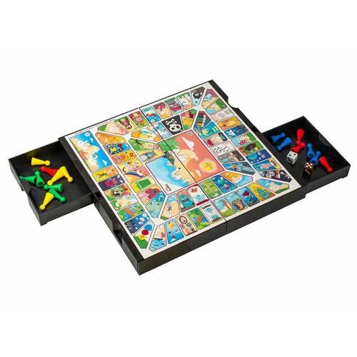 Brætspil Cayro Automatisk Ludo & Gås (multifarvet)