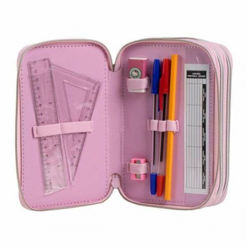 Penalhus Hello Kitty - pink, med tilbehør, 12,5 × 6,5 × 19,5 cm