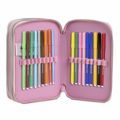 Penalhus Hello Kitty - pink, med tilbehør, 12,5 × 6,5 × 19,5 cm