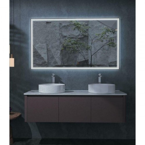 Badeværelsesspejl med LED-lys Ledimex SUIZ010-140NG 140 × 80 cm