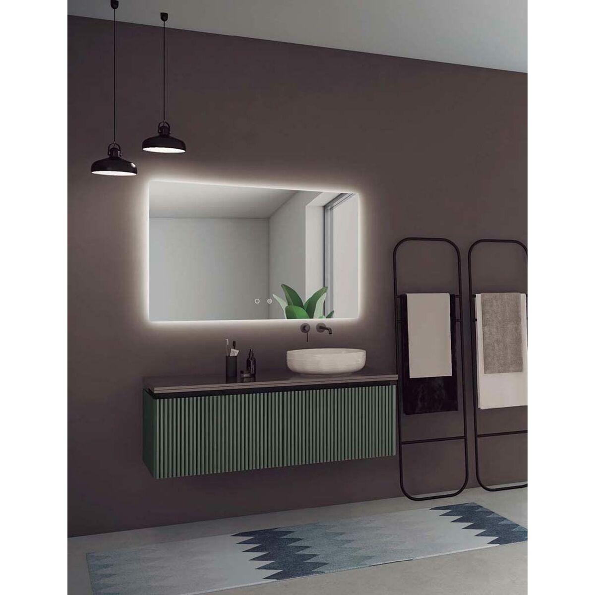 Badeværelsesspejl med LED-lys Ledimex ITAL007-100 100 x 80 cm